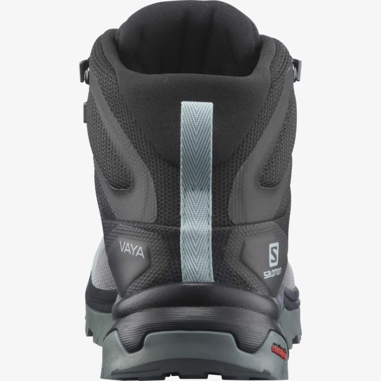 Black / Grey Salomon Vaya Mid GTX Women's Hiking Boots | PH 36578I